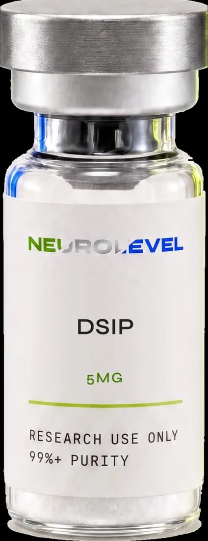 Neurolevel DSIP research vial, lyophilized powder, applied printed label